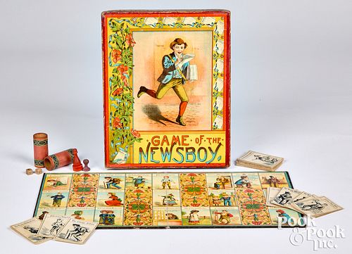 Scarce Bliss Game of the Newsboy board game