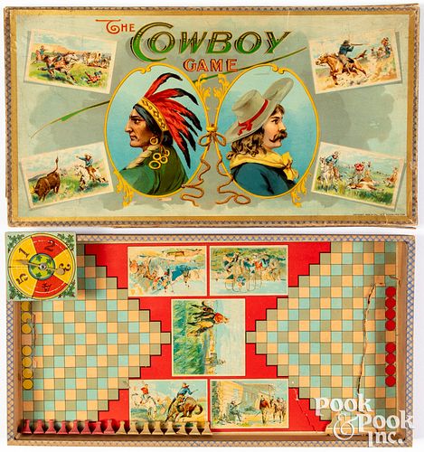 Chaffee & Selchow The Cowboy Game board game