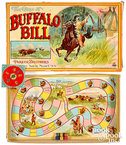 Parker Bros. The Game of Buffalo Bill board game