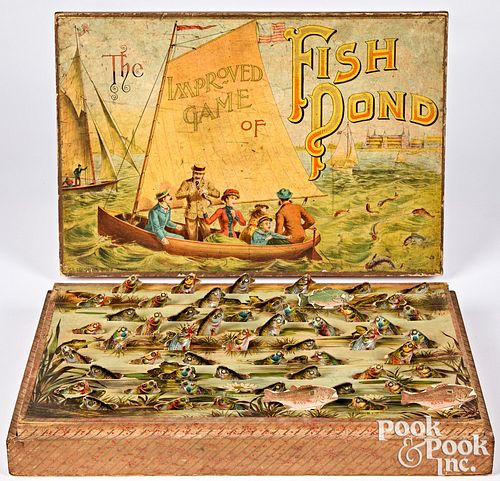 McLoughlin Bros.Improved Game of Fish Pond