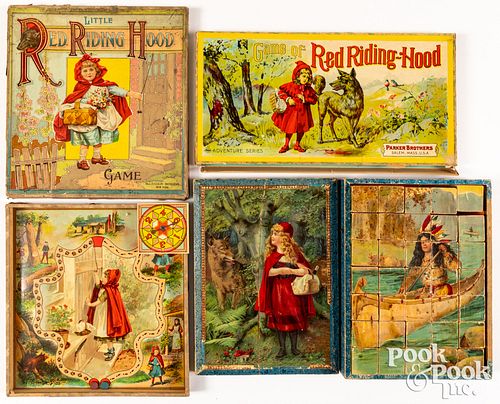 Three Little Red Riding Hood Games and Puzzle