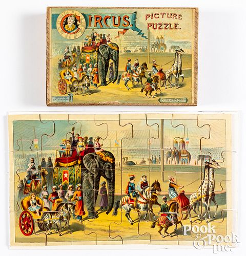McLoughlin Bros. Circus Picture Puzzle, ca. 1890