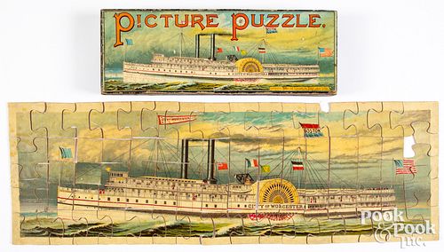 McLoughlin Bros. steamboat puzzle