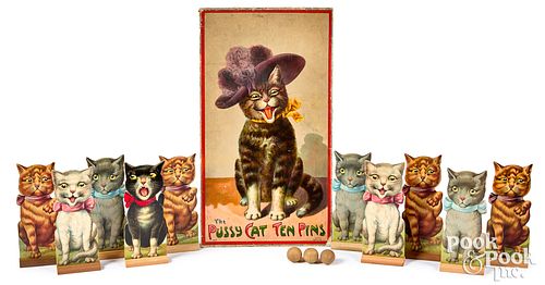 McLoughlin Bros. Pussy Cat Ten Pins, ca. 1909