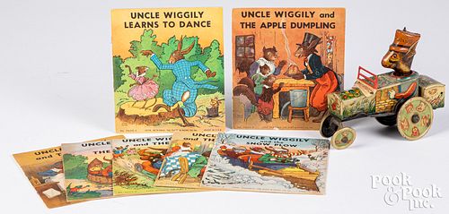 Marx tin lithograph wind-up Uncle Wiggily car