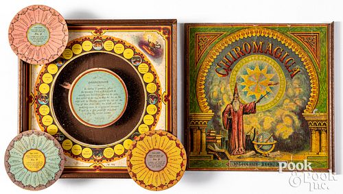 McLoughlin Bros. lithographed Chiromagica game