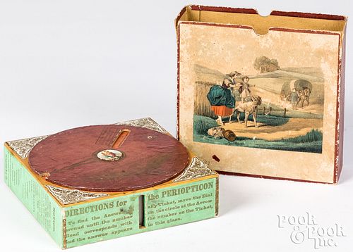 Periopticon Call Game learning game, ca. 1875