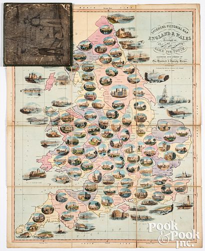 Spooner's Pictorial Map of England & Wales