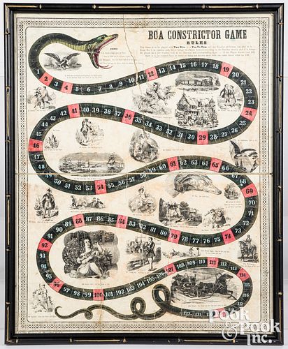 Early Boa Constrictor Game game board