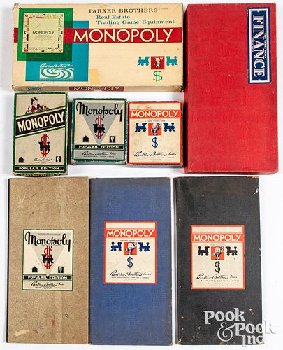 Parker Bros. Monopoly games