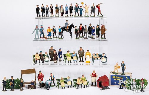 Britains, diecast, trackside, and farm figures