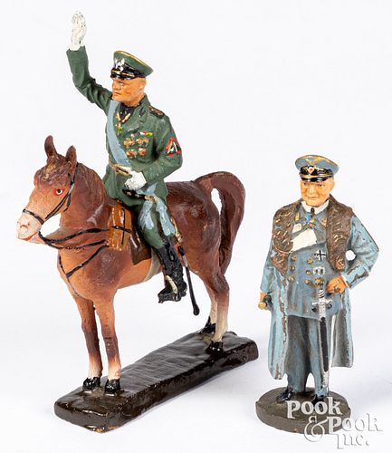 Elastolin composition Goering & Mussolini figures