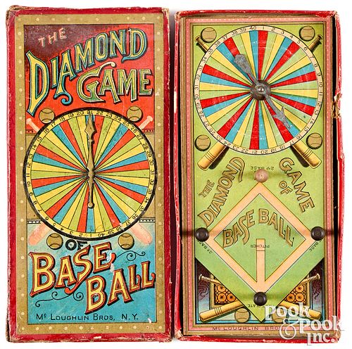 Scarce McLoughlin Bros. Diamond Game of Baseball
