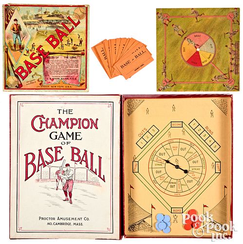 Proctor Amusement The Champion Game of Baseball