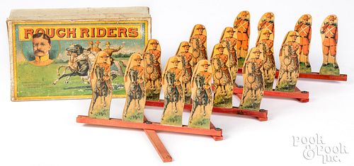 Reed lithographed Rough Riders scissor toy
