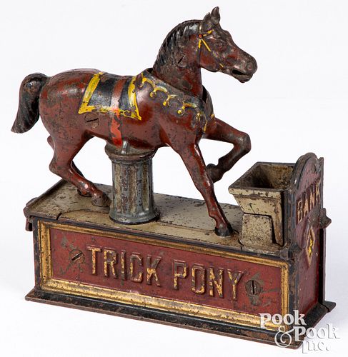 Trick Pony cast iron mechanical bank