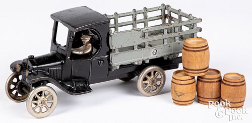 Arcade cast iron stake back Model T Ford truck