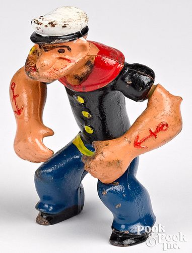 Hubley cast iron Popeye figure