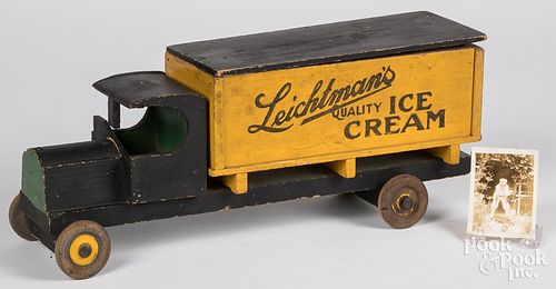 Leichtman's Quality Ice Cream delivery truck
