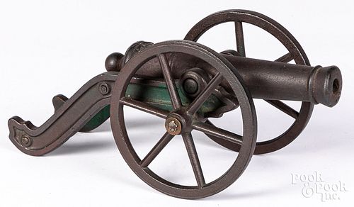 Cast iron toy cannon