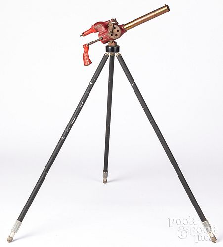 Smith's cast iron Rapid Fire model 32 toy gun