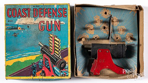 Baldwin Coast Defense Gun, in the original box