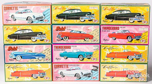 Contemporary Japanese boxed Fifties collector cars