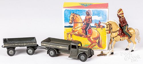 Two German toys, to include a Koehler Indian, etc.