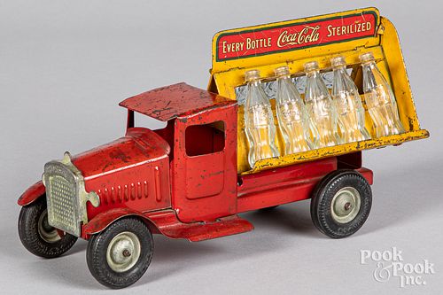Metalcraft pressed steel Coca-Cola delivery truck