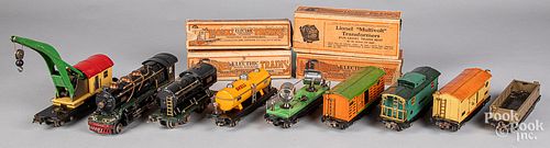 Lionel nine-piece train set