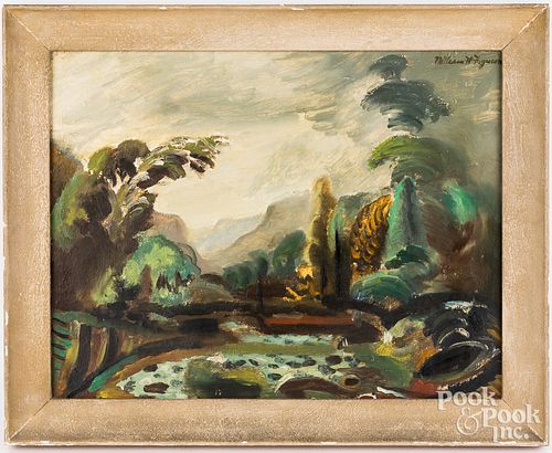 William Hugh Ferguson oil on canvas landscape