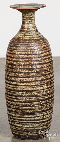 Large Japanese pottery vase