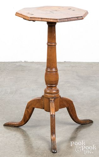 Maple candlestand, ca. 1800