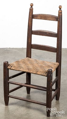 Child's ladderback chair, early 19th c.