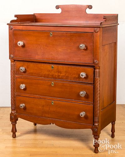 Pennsylvania stained cherry chest of drawers