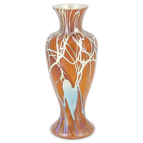 Rare Steuben Brown Aurene Vase