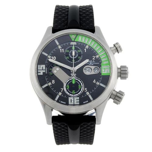CURRENT MODEL: BALL - a gentleman's Engineer Master II Diver chronograph wrist watch. Stainless stee