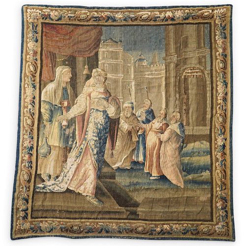 Signed 18th Century Tapestry