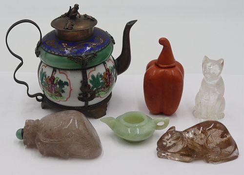 Grouping of Asian Objects d'Art.