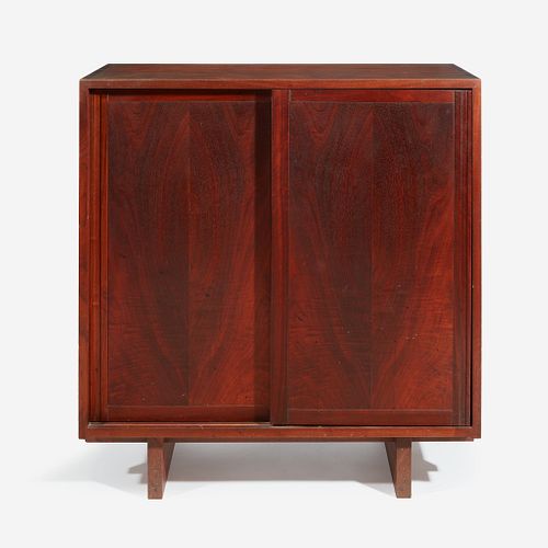 George Nakashima (American, 1905-1990) Special Double Sliding-Door Cabinet, New Hope, Pennsylvania, 1964
