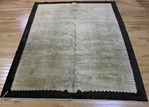 Antique & Finely Hand Woven Chinese Style Carpet