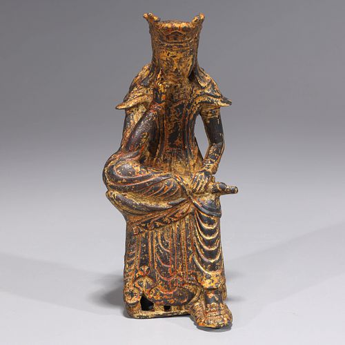 Korean Gilt Bronze Seated Figure