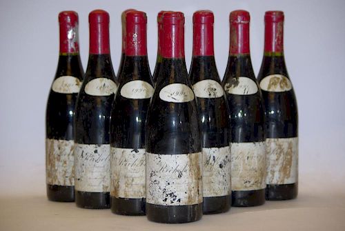 Richebourg, Domaine Romanée-Conti, 1991, ten bottles (owc - opened, all less than 1cm, labels badly