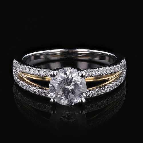 1.32ct Diamond 18KT White Gold Ring
