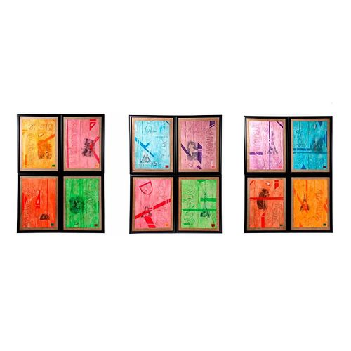 Three Groups of Decorative Art Abstracts