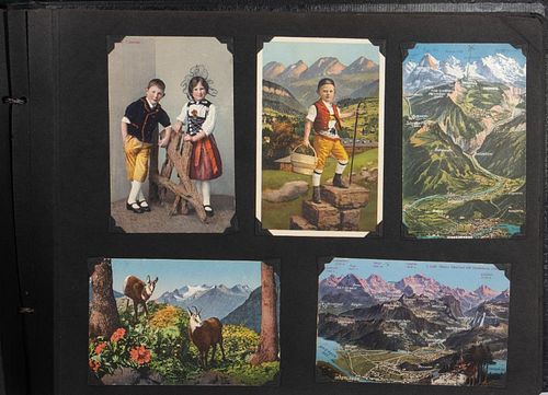 Vintage Post Card Albums