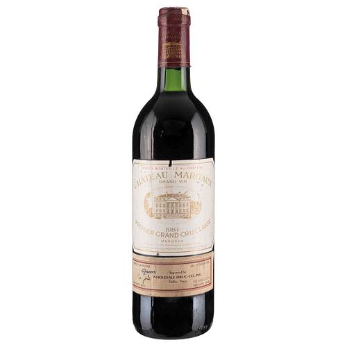 Château Margaux. 1984 harvest. Grand Vin. Grand Cru Classé. Level: top shoulder | Château Margaux. Cosecha 1984. Grand Vin. Grand Cru Classé. Nivel: e