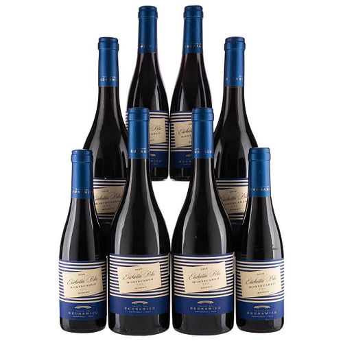 Etichetta Blu. 2015 harvest. Rosso. Montecarlo. Italy. Four bottles in 375 ml presentation. Pieces: 8. | Etichetta Blu. Cosecha 2015. Rosso. Montecarl