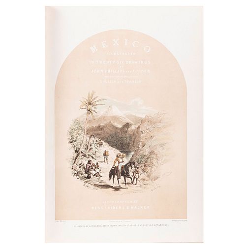 Libros facsimilares de Vistas Mexicanas. Vistas de México, 1840 / México Ilustrado. Ed. de 1,000 ejemplares. Piezas: 2.
