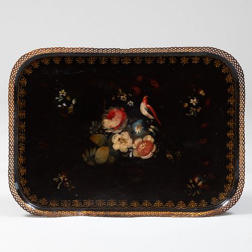 Regency TÃ´le Peinte Tray on Later Stand